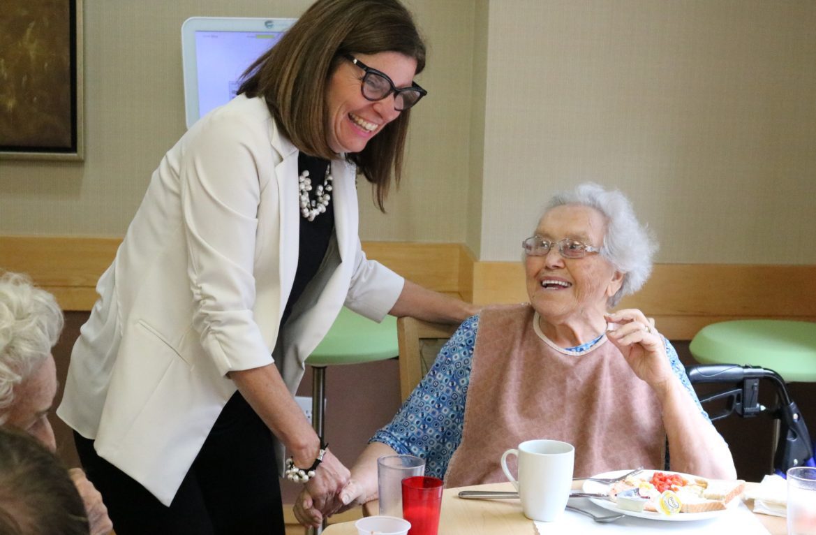 Minister of seniors visits radiant care