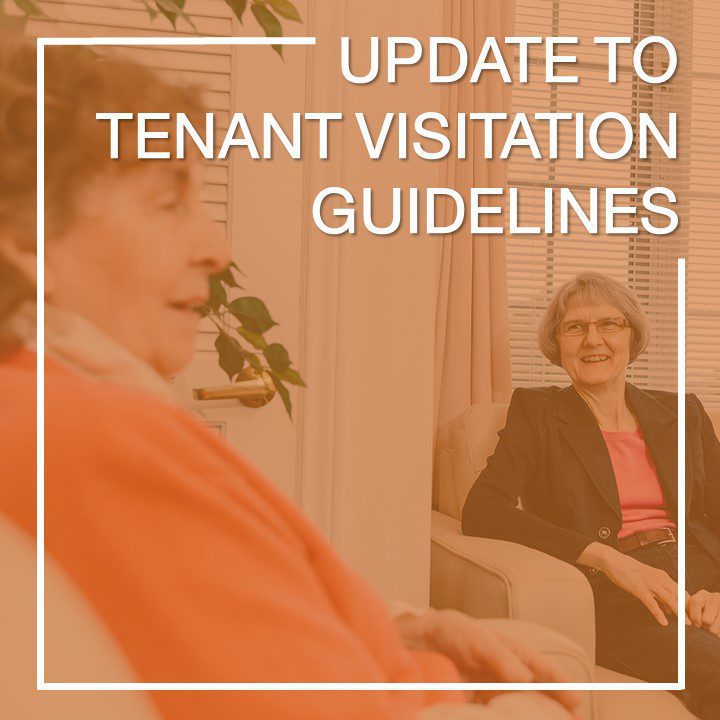 Update to tenant visitation guidelines